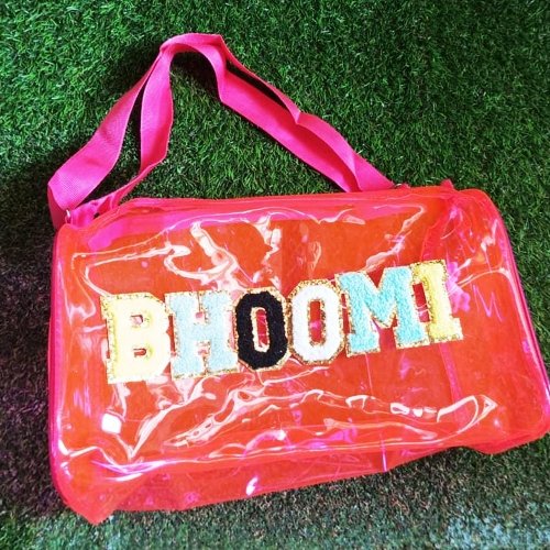 Personalized Neon Duffle Bag