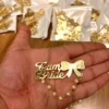 TEAM BRIDE brooches for guests in weddings