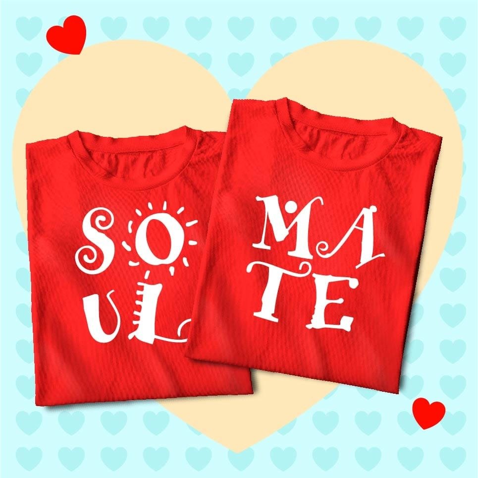 Couple Personalized Cotton T‑Shirt – Custom Name & Photo Print - Image 2