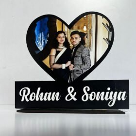 Couple Table Top Photo Frame – Personalized Names