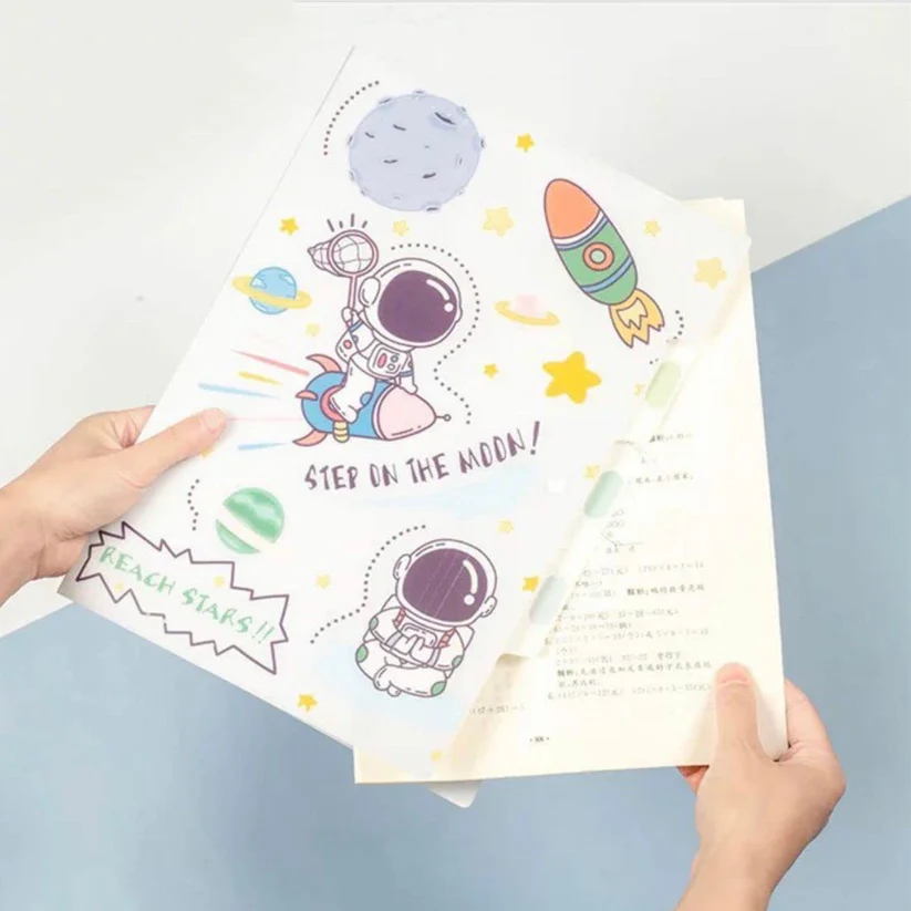 Space File Folder ✨ | Secure Button Lock for Easy Storage - Image 5