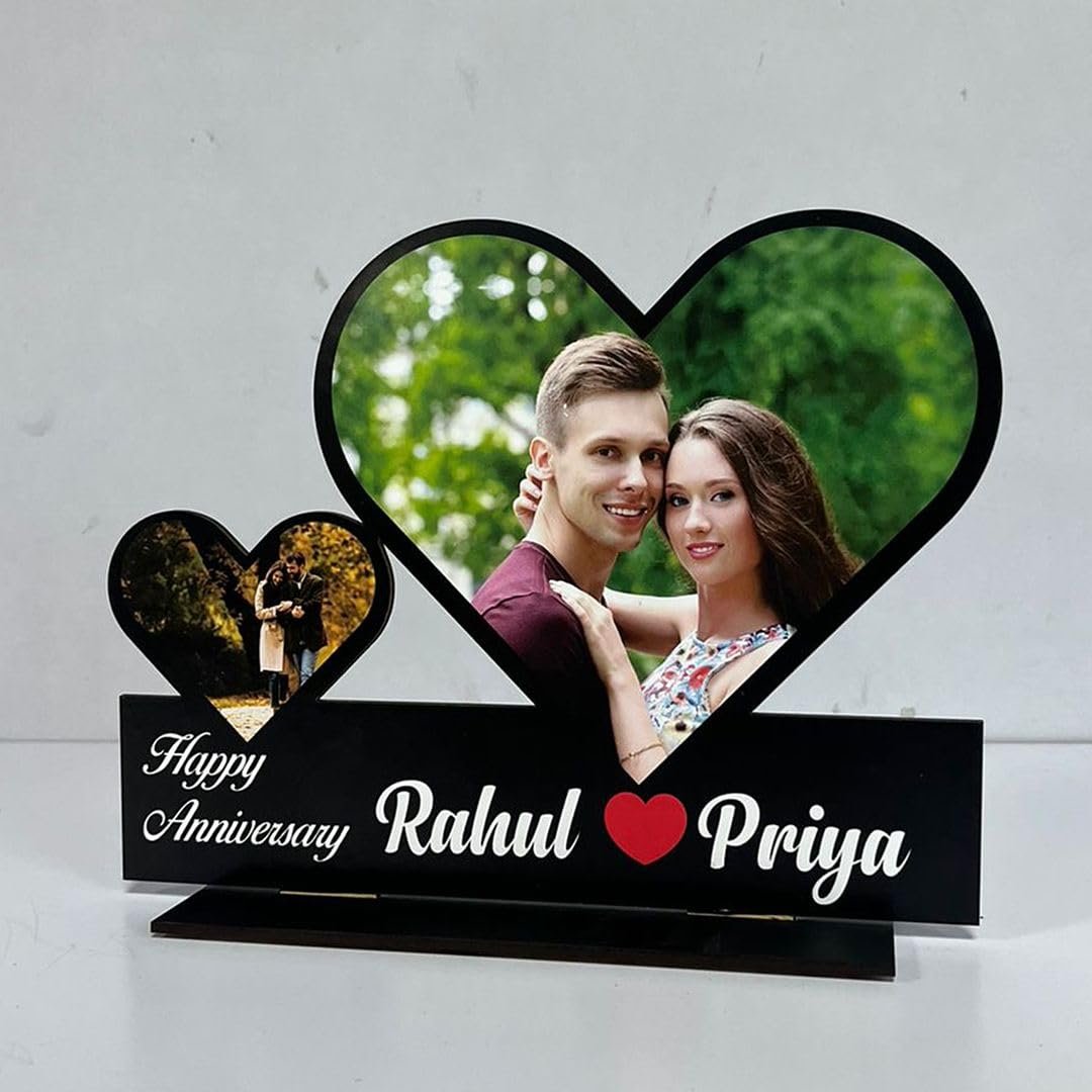 Couple Table Top Photo Frame – Personalized Names - Image 3