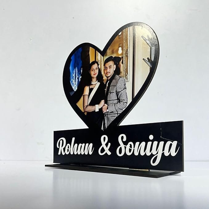 Couple Table Top Photo Frame – Personalized Names - Image 4