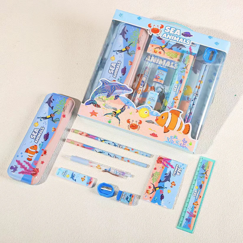 Kids' Ultimate Cartoon Stationery Kit – Learn with Fun - Image 2