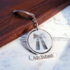 Customized stainless steel keychain for advocate