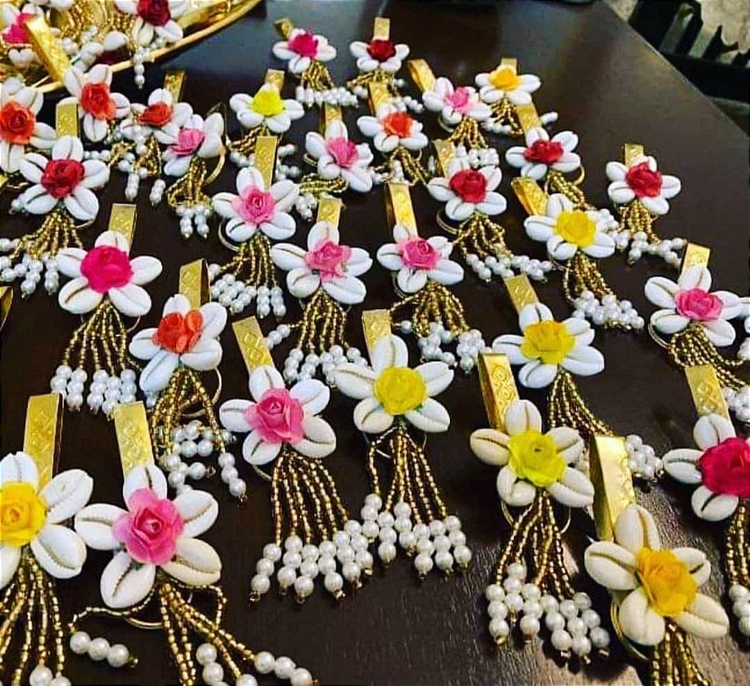 Shells Floral Satka set For women / For giveaways/ Satka's for women guests